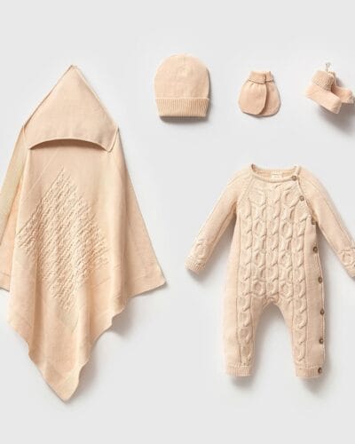 Nipperland Unisex 0-3 ay Gots 5'li Hastane Çıkış Seti