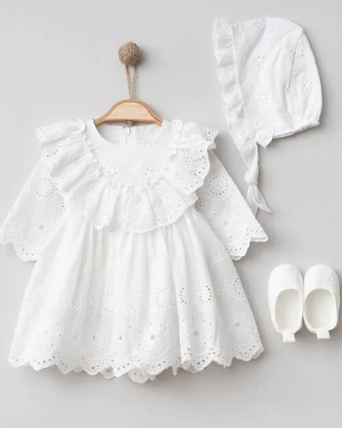 Pugi Baby Kız Bebek Lotus Mevlüt Takımı
