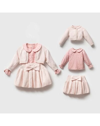 %100 Pamuk Kız Bebek Rosa Takım