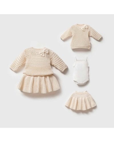 Kız Bebek %100 Pamuk Amelia Takım (3.6-6.9-9.12 ay)