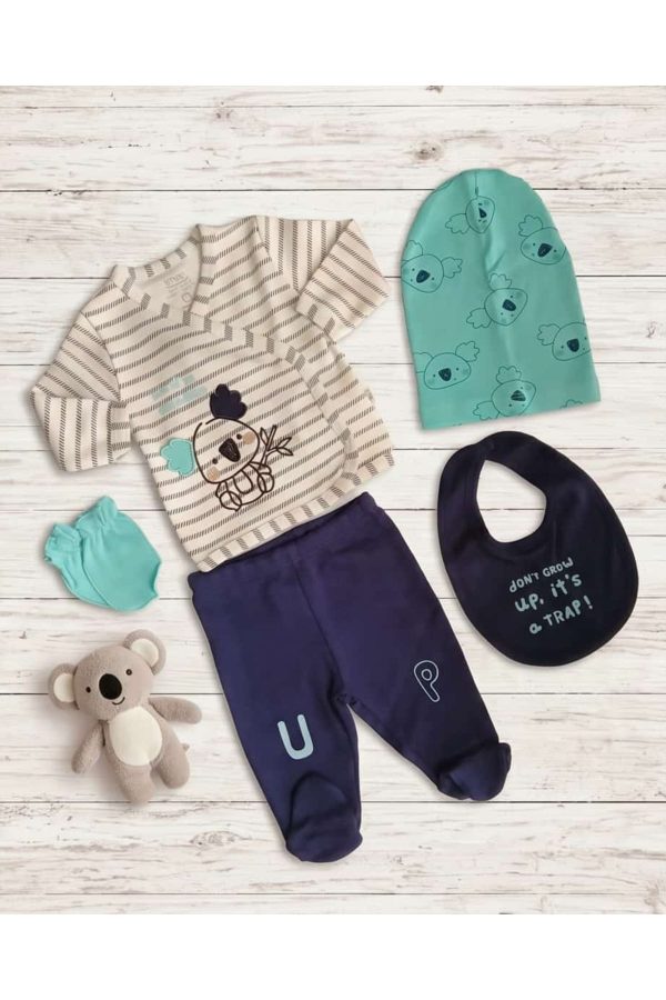 Erkek Bebek Koala 5'li Set - Görsel 3