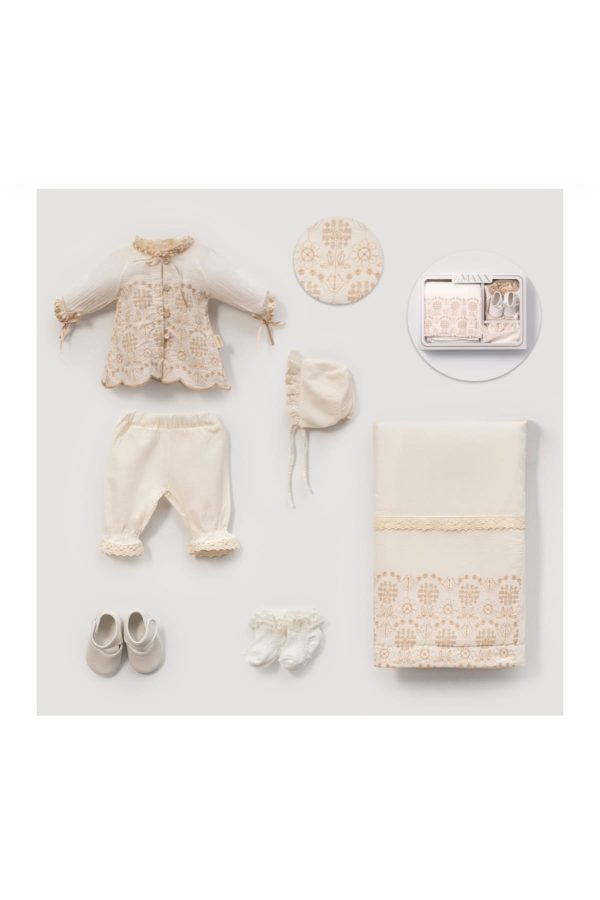 Kız Bebek Dantelli Nakışlı 6'lı Set - Görsel 2