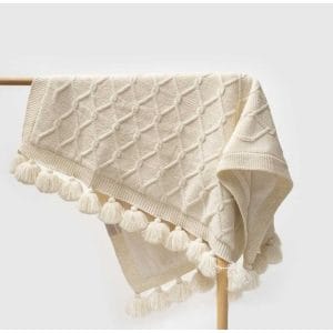 Unisex 85*100 cm Püsküllü Battaniye