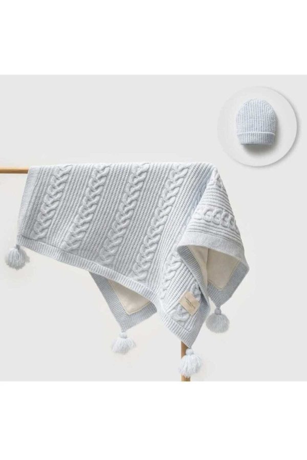 Unisex 85*85 cm Tüllü Kundak Battaniye - Görsel 5
